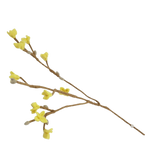 Forsythienblüten-Zweig - Wollfilz - handgearbeitet